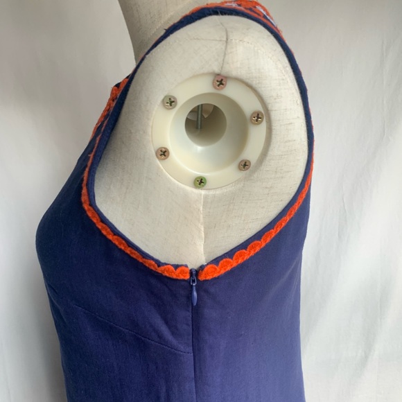 NWOT Hatley blue cotton dress with embroidery size XS - Picture 10 of 12